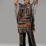Sawariya Noir Garden Co-ord Set in Cotton Muslin