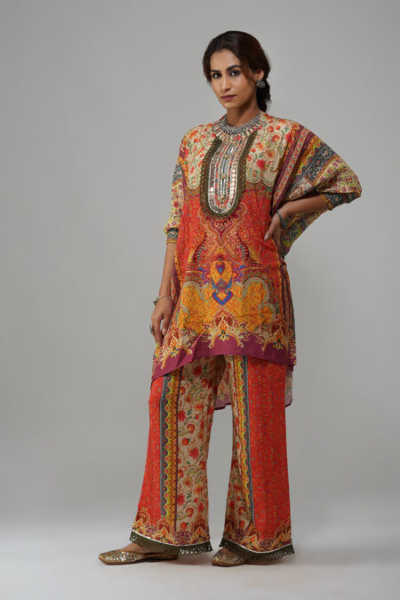 Sawariya Heritage Patchwork Co-ord Set in CM-Cotton