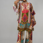 Sawariya Regal Tapestry Co-ord Set in Cotton Muslin