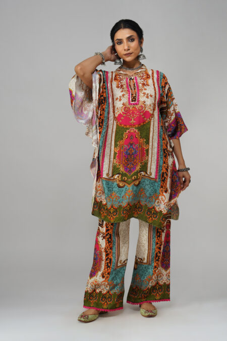 Sawariya Regal Tapestry Co-ord Set in Cotton Muslin