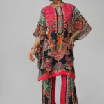 Sawariya Majestic Bloom Co-ord Set in Cotton Muslin